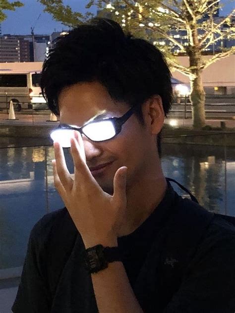 gold glasses meme|guy with glowing glasses meme.